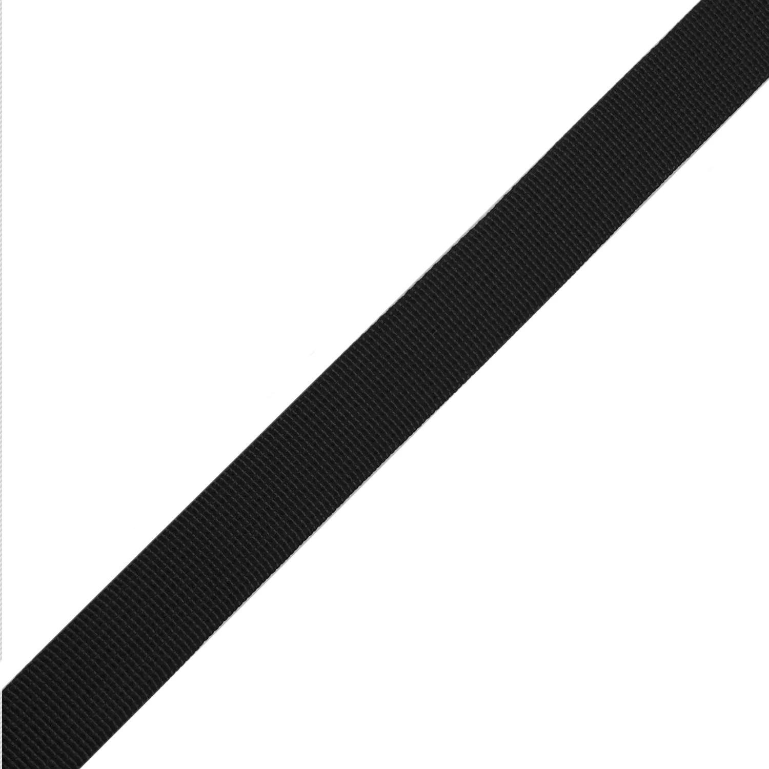 1" Heavy Polypropylene Webbing - Black (by the yard)
