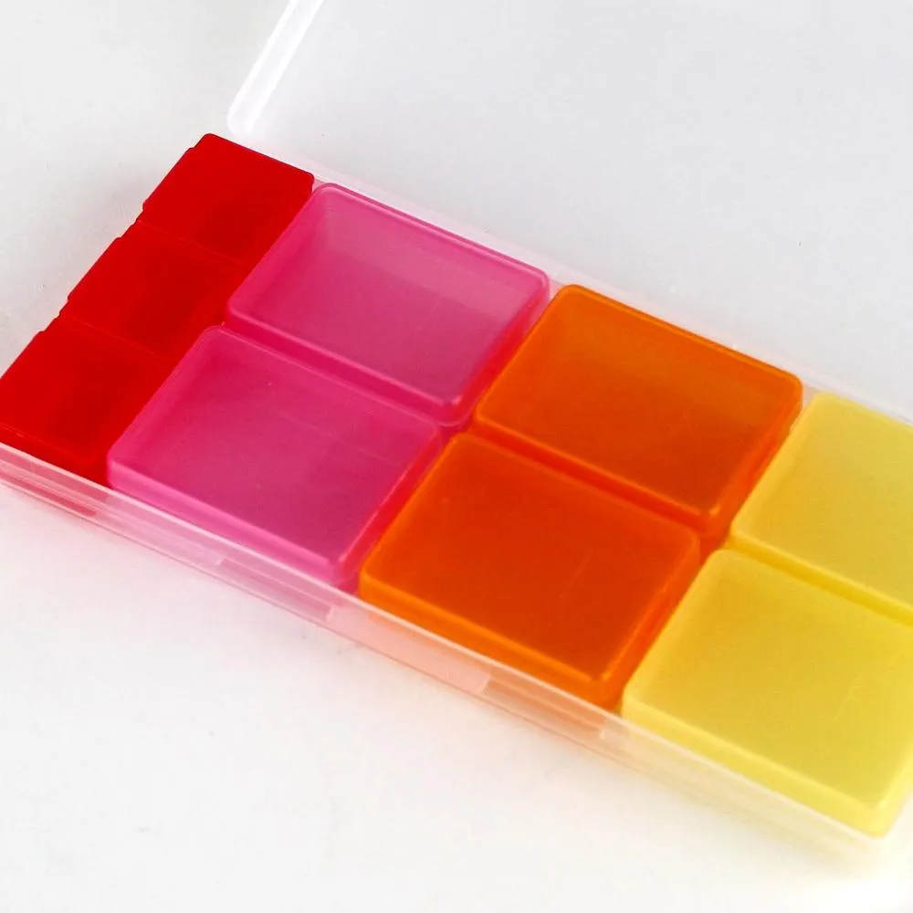 9-Secion Pill Case Storage Box  with Compartments
