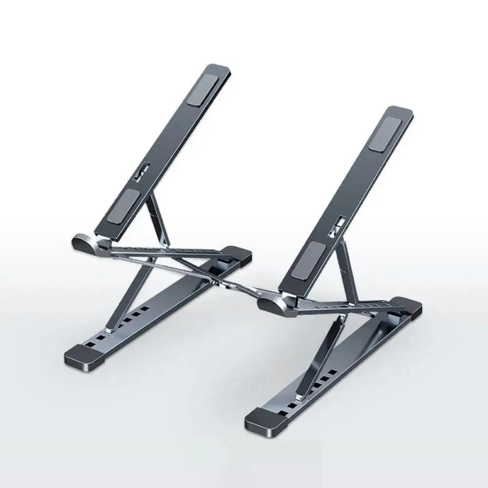 Adjustable Aluminum Cooling Pad Laptop Stand for Macbook Laptop Computer