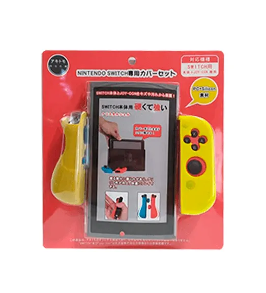 Detachable Yellow Pokémon Console Cover   JoyCon (L/R) Silicone Set for Nintendo Switch – Akitomo (AKSW-105PY)