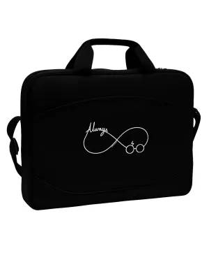 Always Infinity Symbol 15&#x22; Dark Laptop / Tablet Case Bag