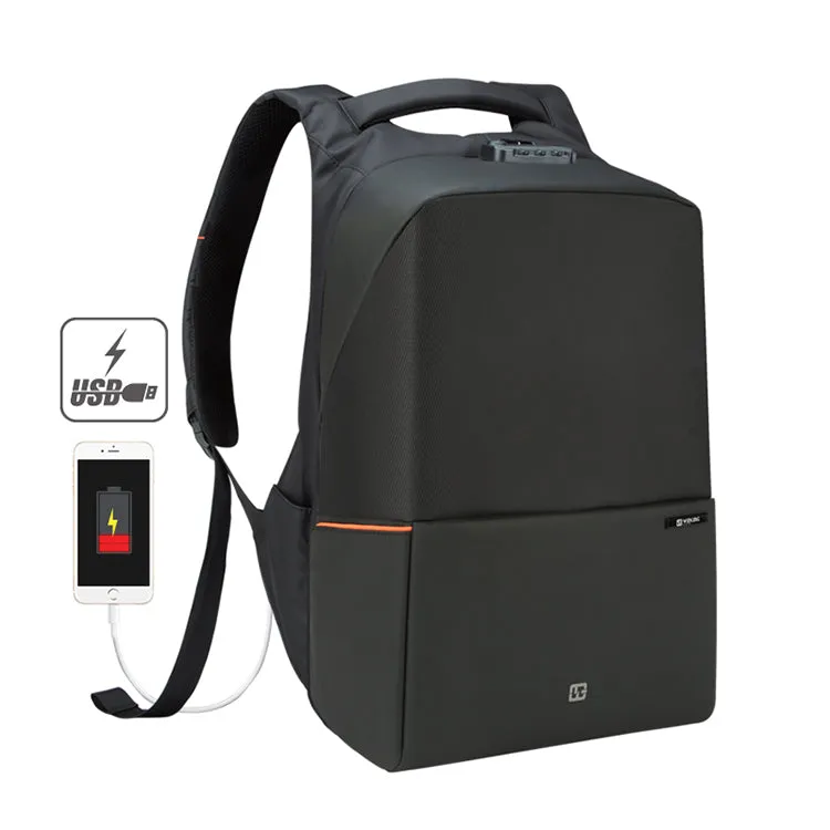 Enhanced Anti-Theft Backpack for 15.6-Inch Laptop - Secure and Stylish Design
