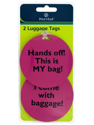 Assorted Phrase Luggage Tags (Available in a pack of 36)