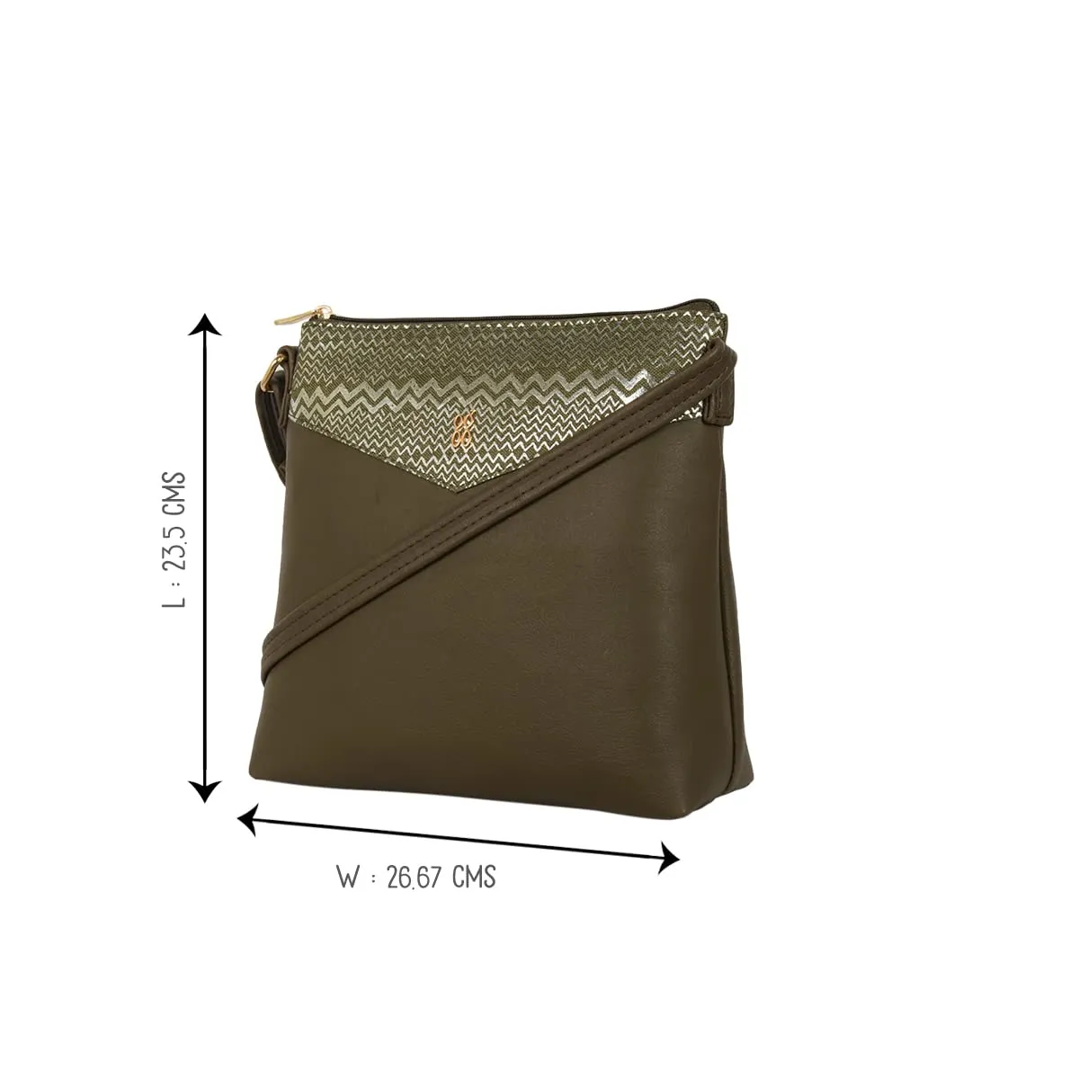 Baggit Women's Sling Bag - Small (Green)