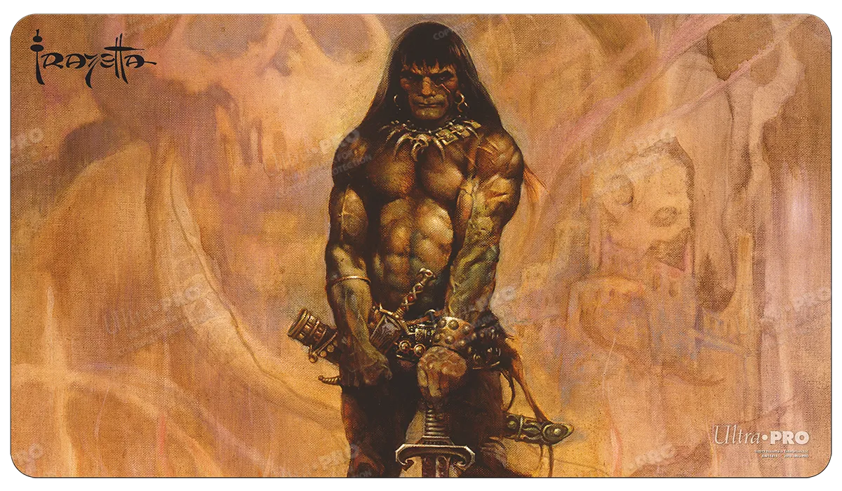 Barbarian Standard Gaming Playmat Mousepad by Frank Frazetta