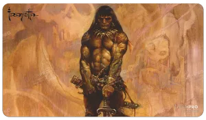 Barbarian Standard Gaming Playmat Mousepad by Frank Frazetta