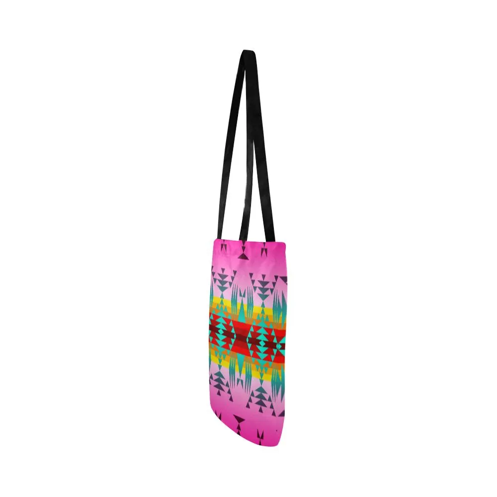 Between the Cascade Mountains Reusable Shopping Bag (Two sides)
