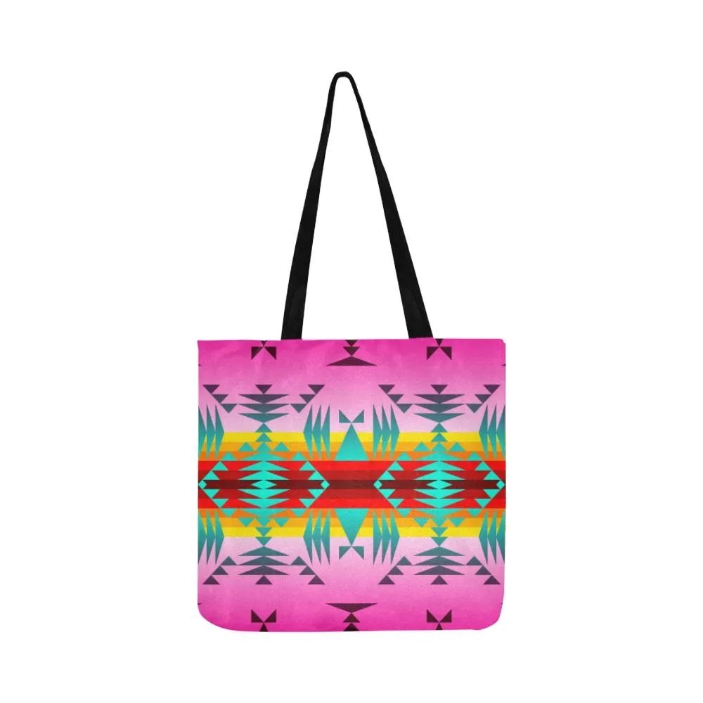 Between the Cascade Mountains Reusable Shopping Bag (Two sides)