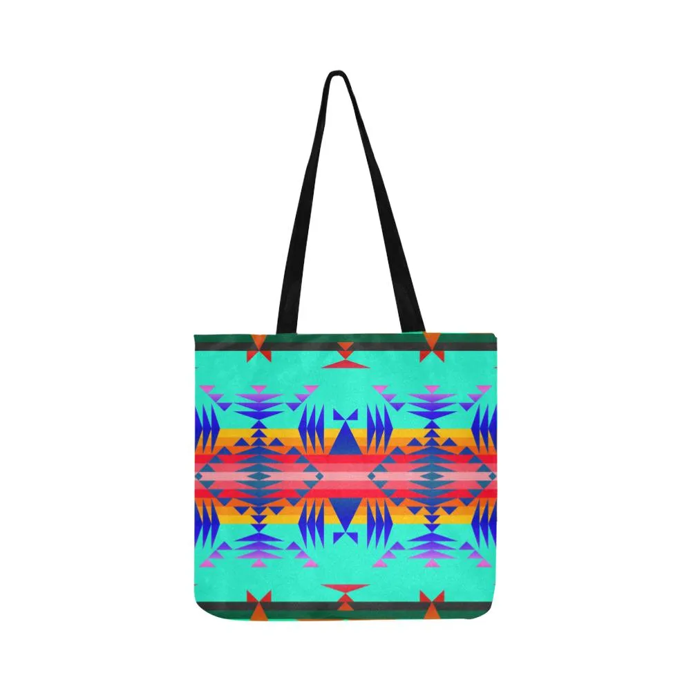 Between the Mountains Spring Reusable Shopping Bag (Two sides)