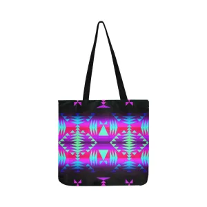 Between the Rocky Mountains Reusable Shopping Bag (Two sides)
