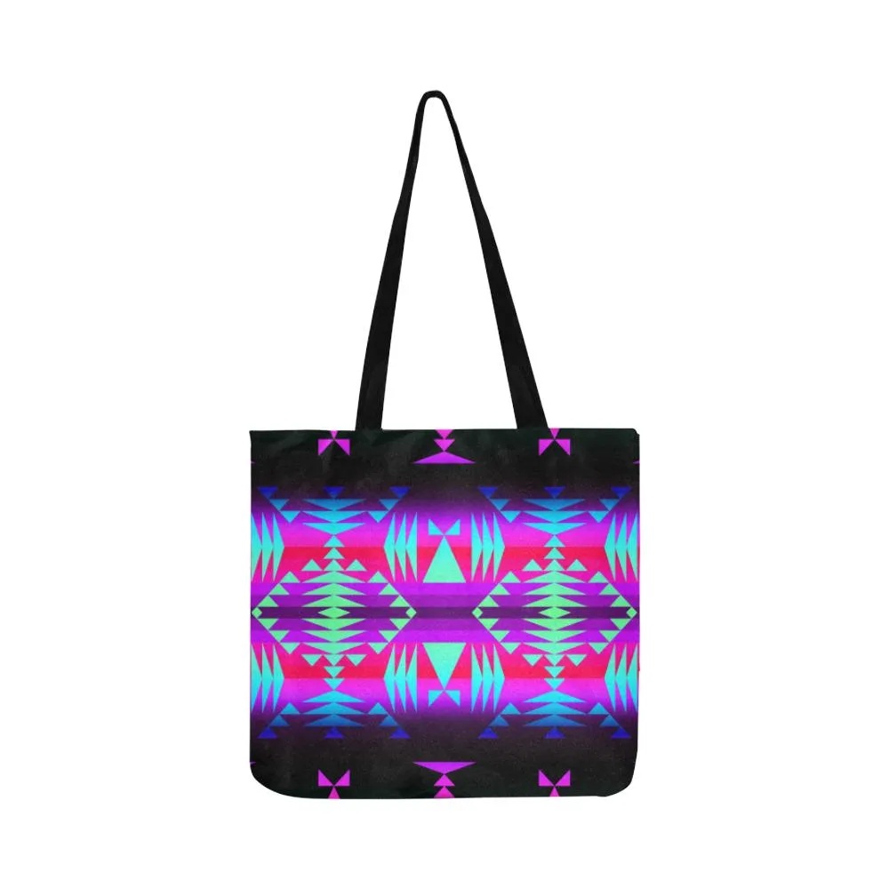 Between the Rocky Mountains Reusable Shopping Bag (Two sides)
