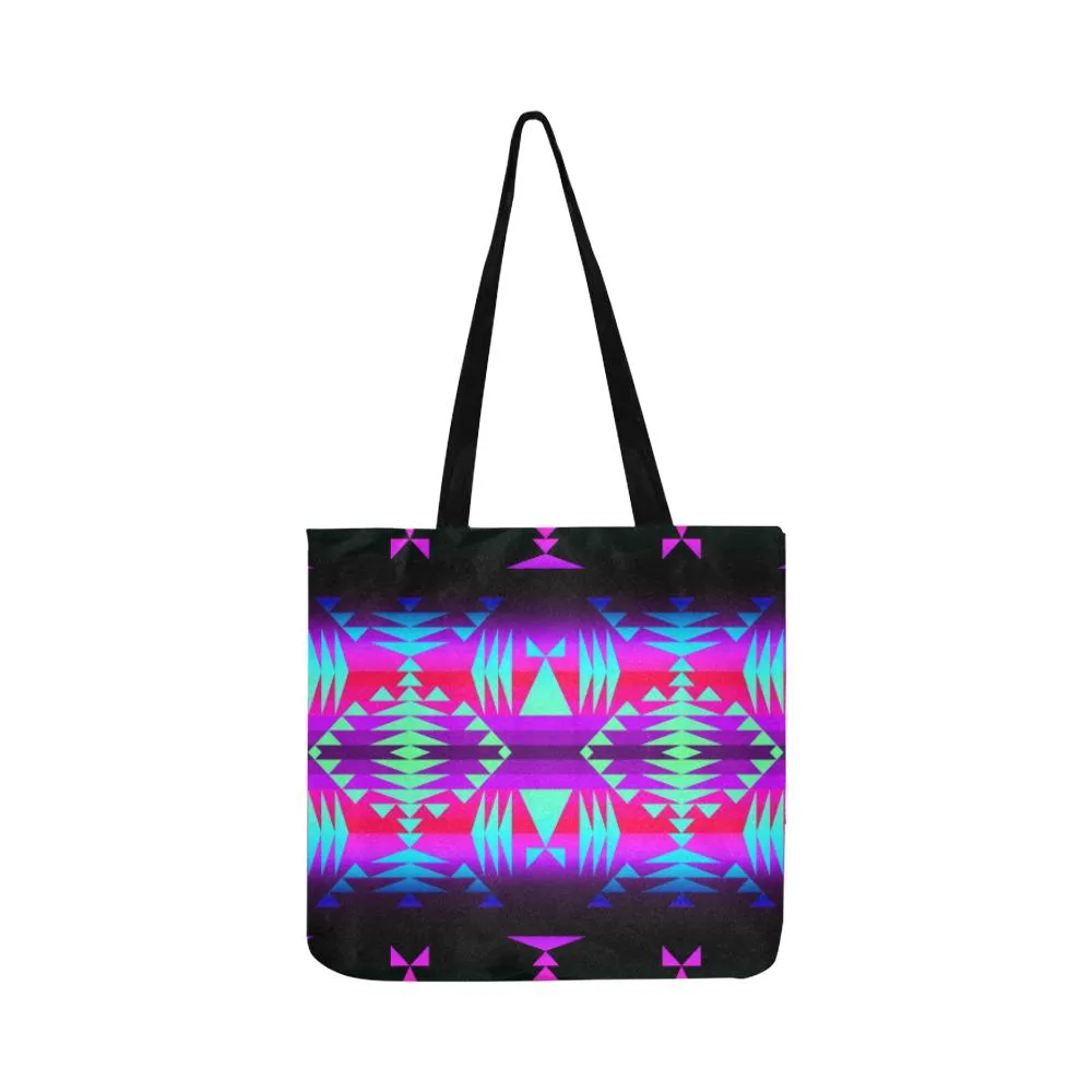 Between the Rocky Mountains Reusable Shopping Bag (Two sides)