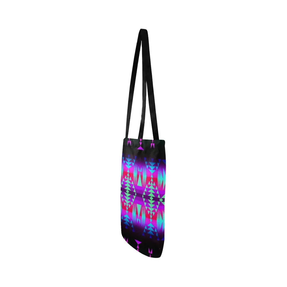 Between the Rocky Mountains Reusable Shopping Bag (Two sides)