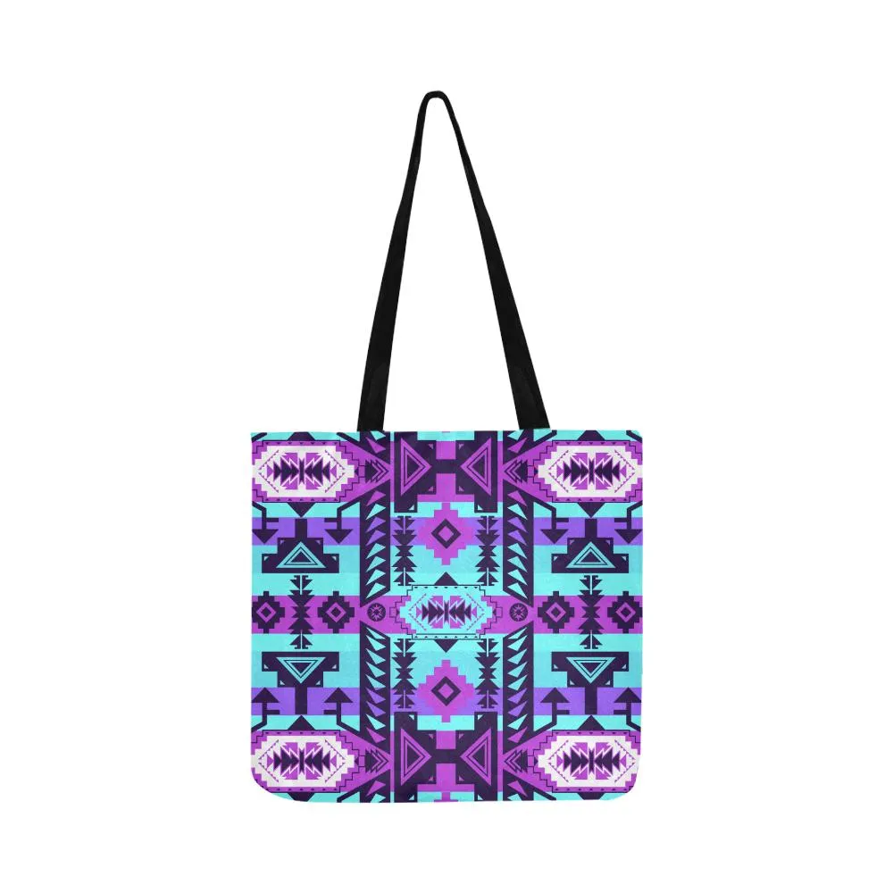 Chiefs Mountain Moon Shadow Reusable Shopping Bag (Two sides)