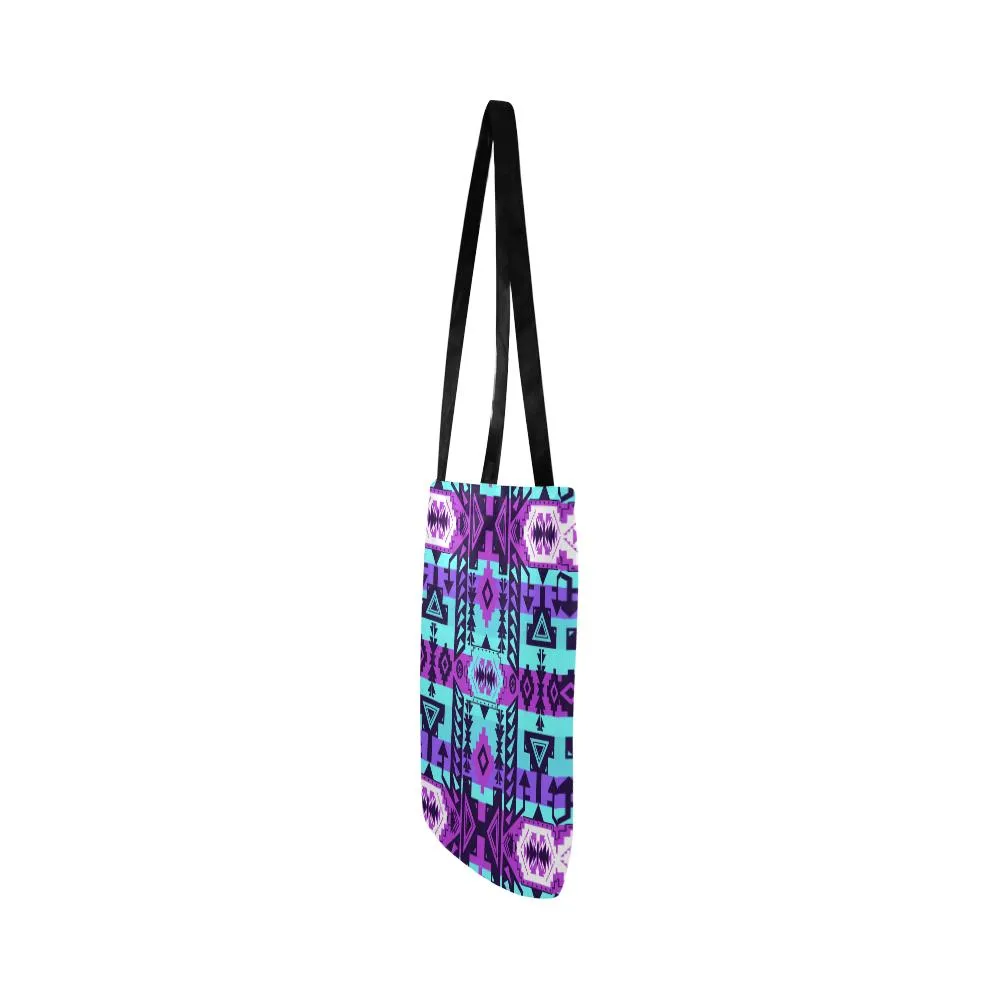 Chiefs Mountain Moon Shadow Reusable Shopping Bag (Two sides)