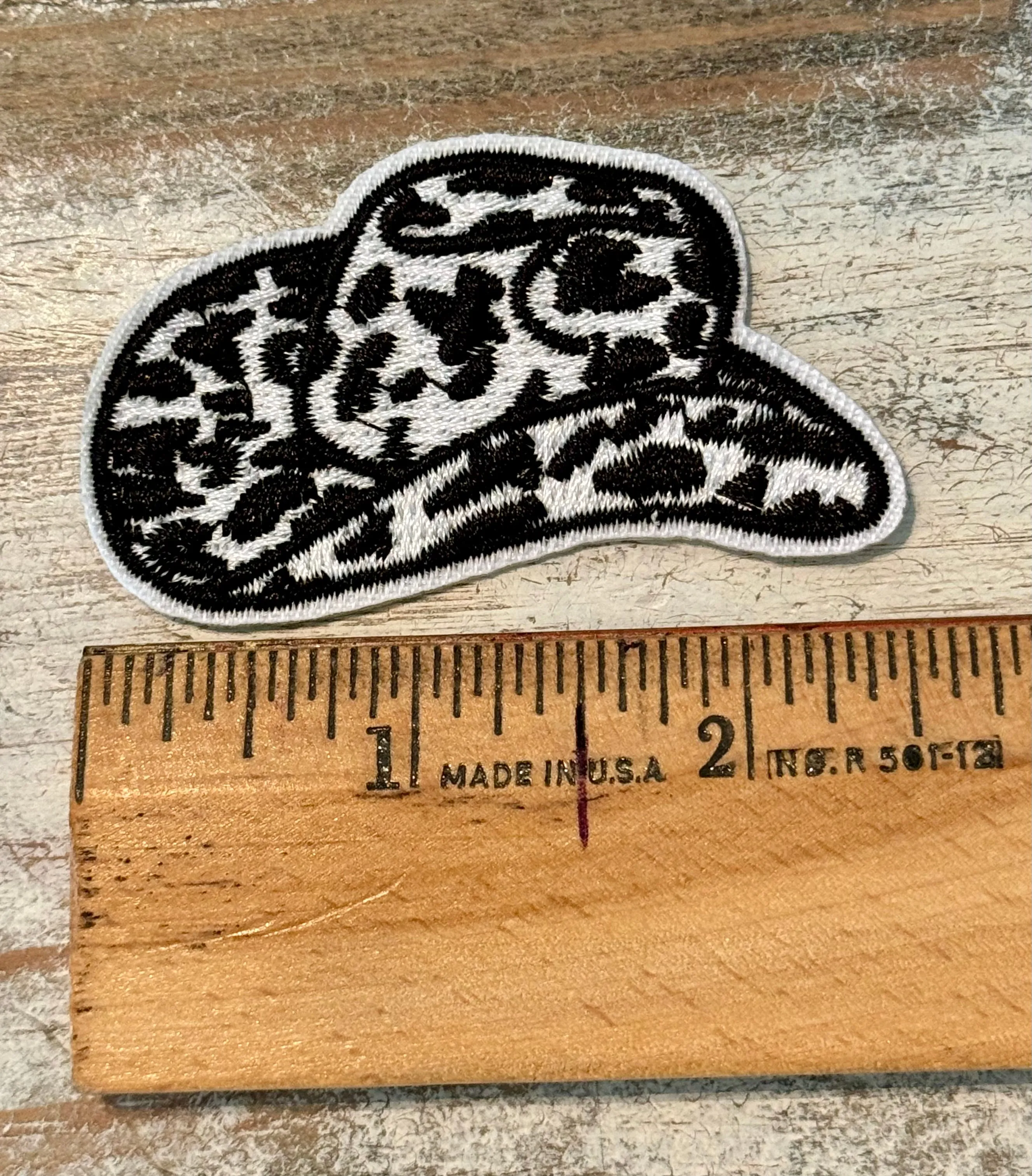Cowboy Hat Iron On Patch