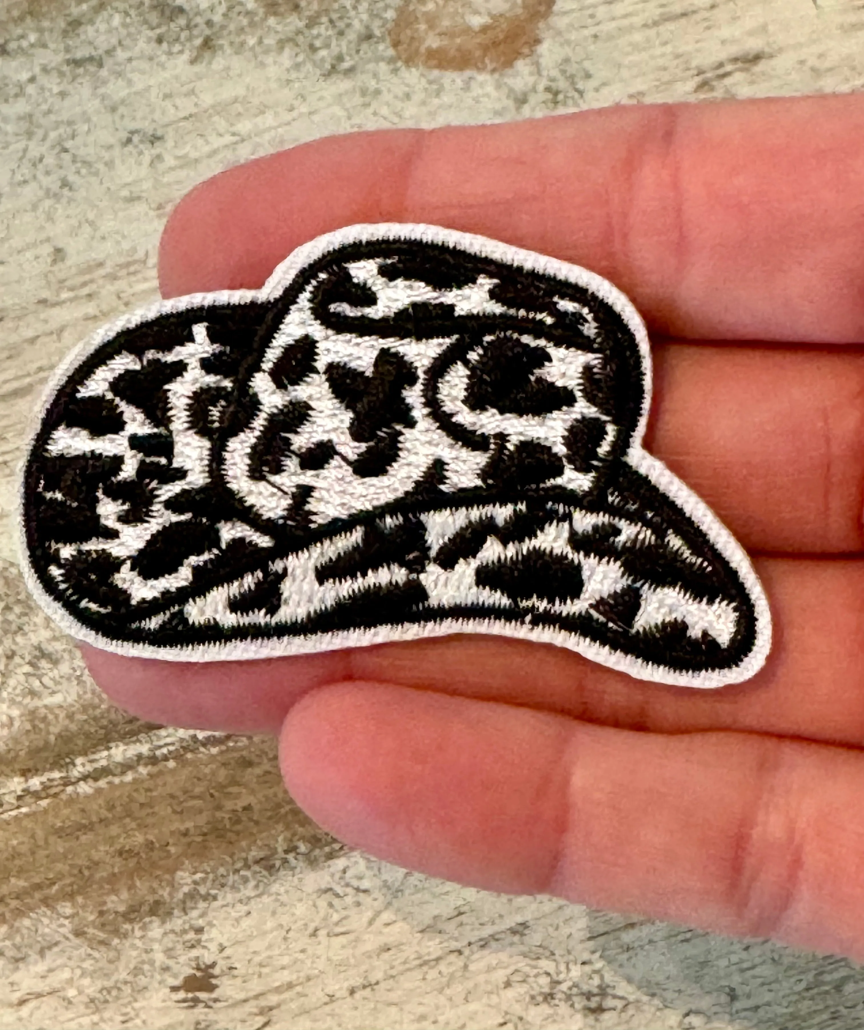 Cowboy Hat Iron On Patch