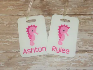 Cute Seahorse bag tag