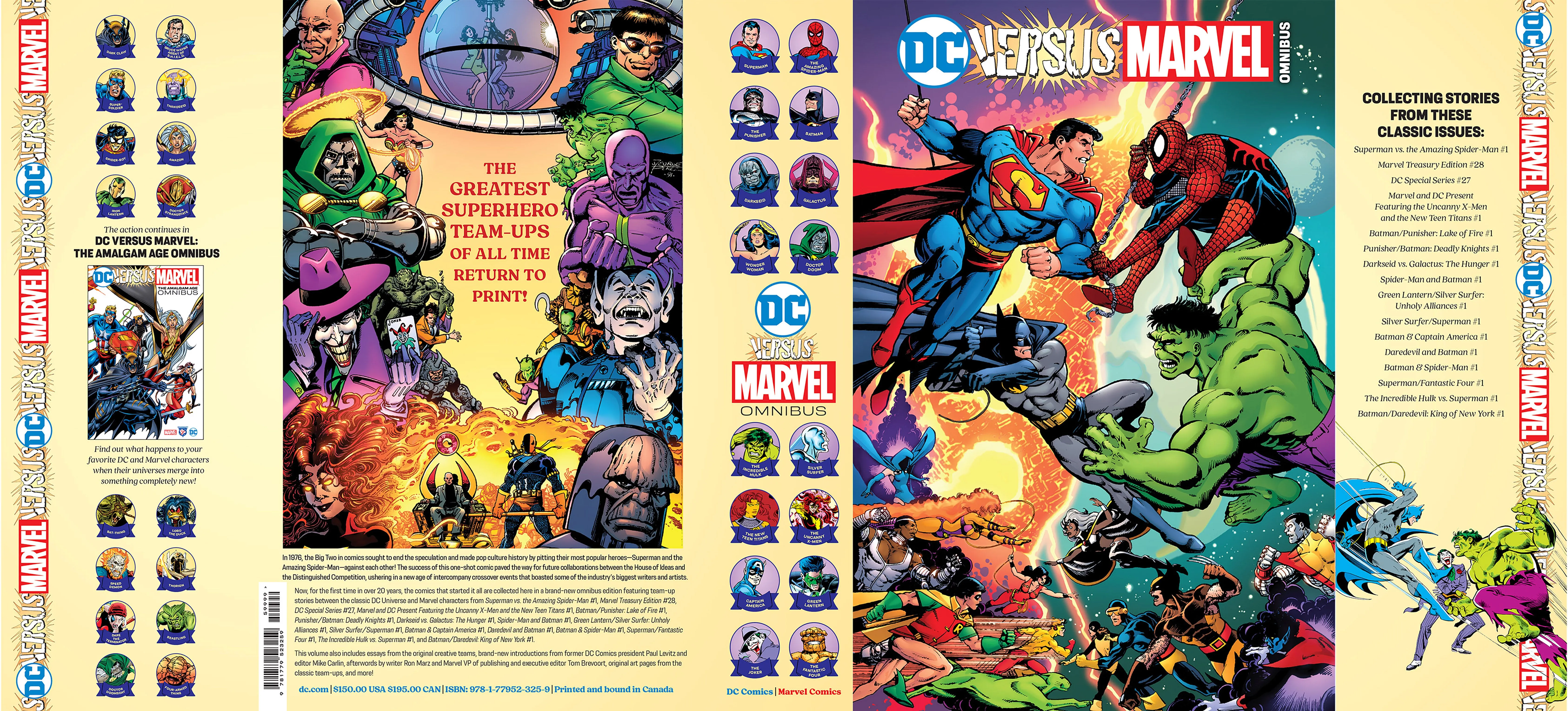 DC VERSUS MARVEL OMNIBUS HARDCOVER GEORGE PEREZ CVR