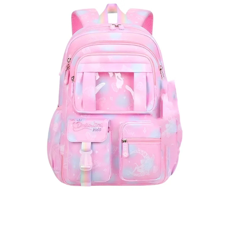 Fantasy Girl Kids Backpack Large Capacity, Waterproof & Cute