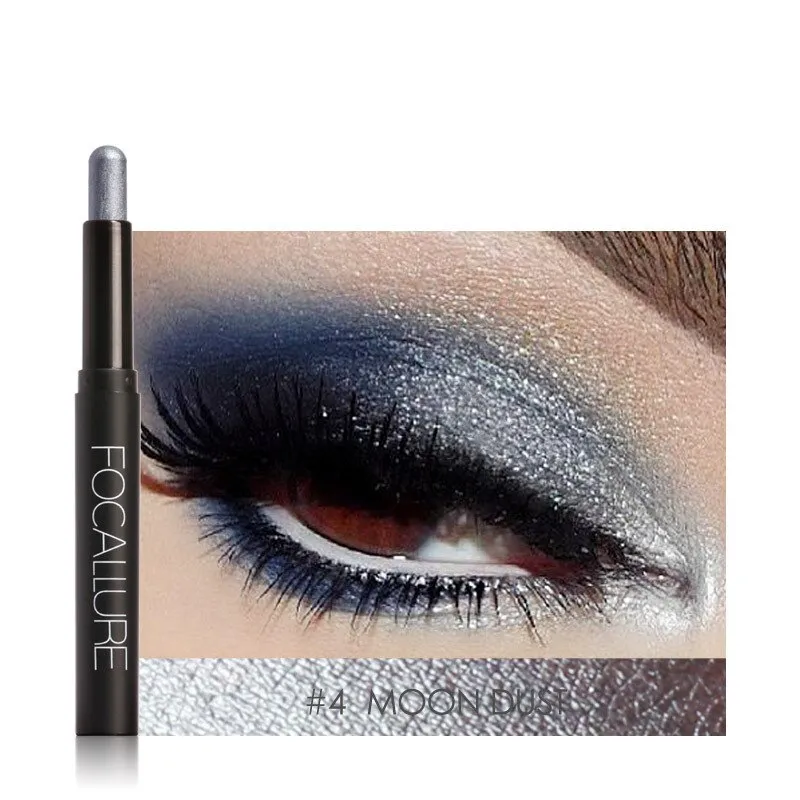 FOCALLURE 12 Colors Eyeshadow Sticker Cosmetics Shadows Pencil Eyeliner Highlighter Shimmer Pigment Professional Female Makeup