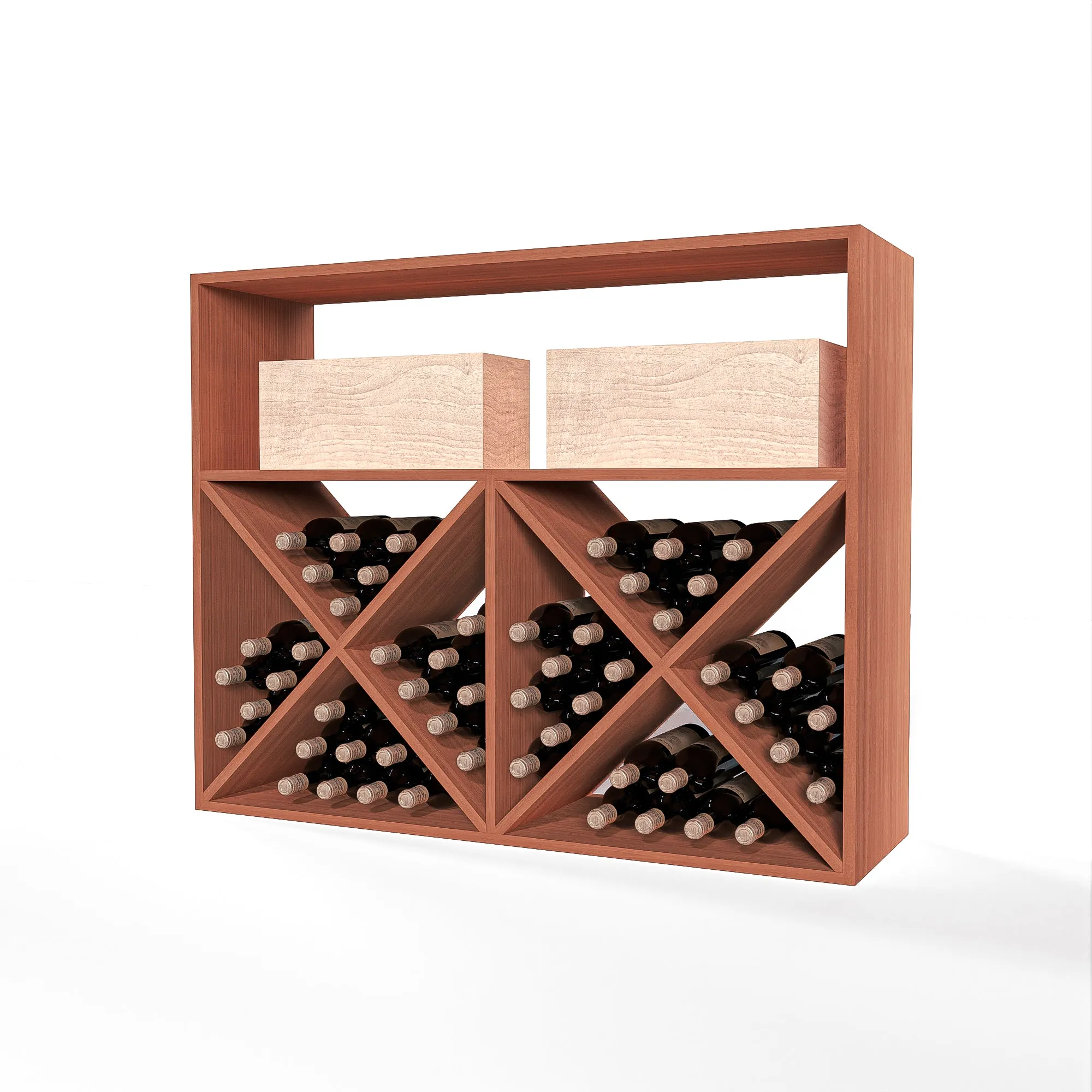 GrandCellar™ - 10 Column Full-Depth X Bin - 36"