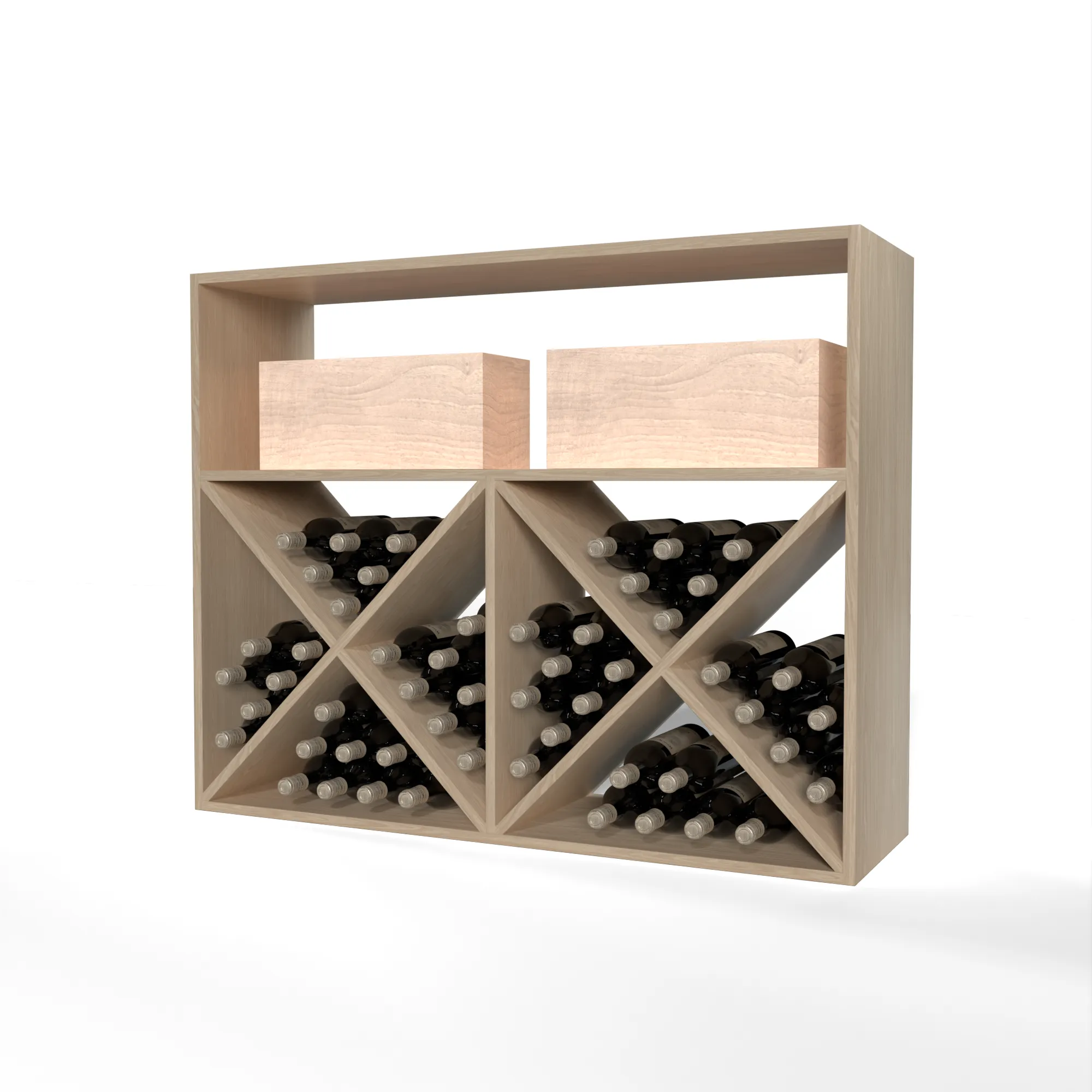 GrandCellar™ - 10 Column Full-Depth X Bin - 36"