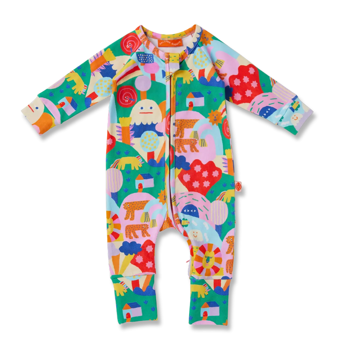 Halcyon Nights Long Sleeve Zipsuitsuit - Rainbow Valley