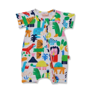 Halcyon Nights Our Land Before Short Sleeve Zip Suit