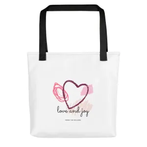 Heart Silhouette Personalized Design Tote bag