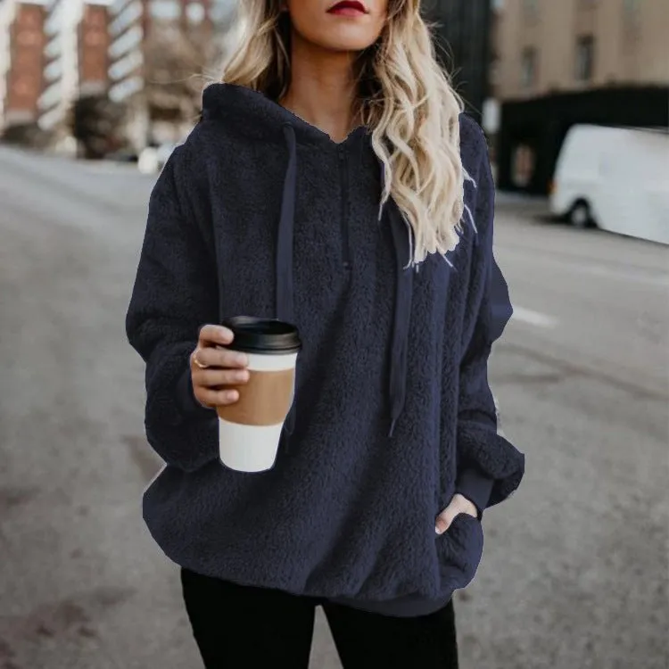 HOT SALE 50% OFFFashion Warm Casual Loose Hooded Sweatshirt