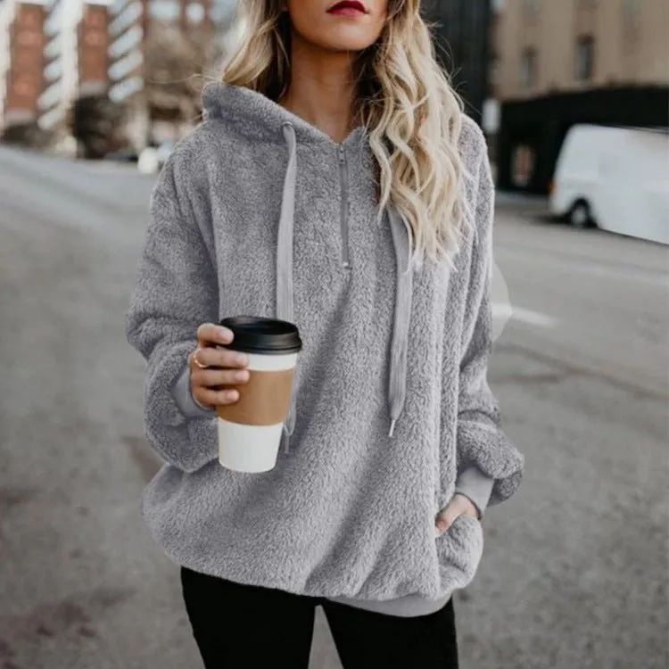 HOT SALE 50% OFFFashion Warm Casual Loose Hooded Sweatshirt