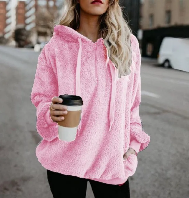 HOT SALE 50% OFFFashion Warm Casual Loose Hooded Sweatshirt