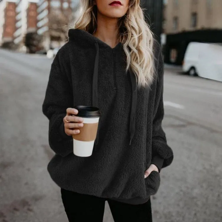 HOT SALE 50% OFFFashion Warm Casual Loose Hooded Sweatshirt