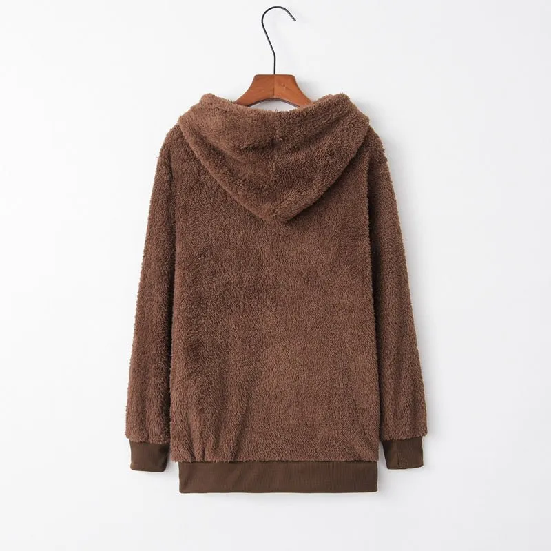 HOT SALE 50% OFFFashion Warm Casual Loose Hooded Sweatshirt