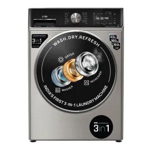 IFB EXECUTIVE ZXV Capacity 8.5 Kg/6.5 Kg/2.5 Kg Inverter Washer Dryer( Silver)