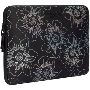 KATE SPADE Puffer Sleeve for up to 15"/16" Laptop - Hollyhock Iridescent Black