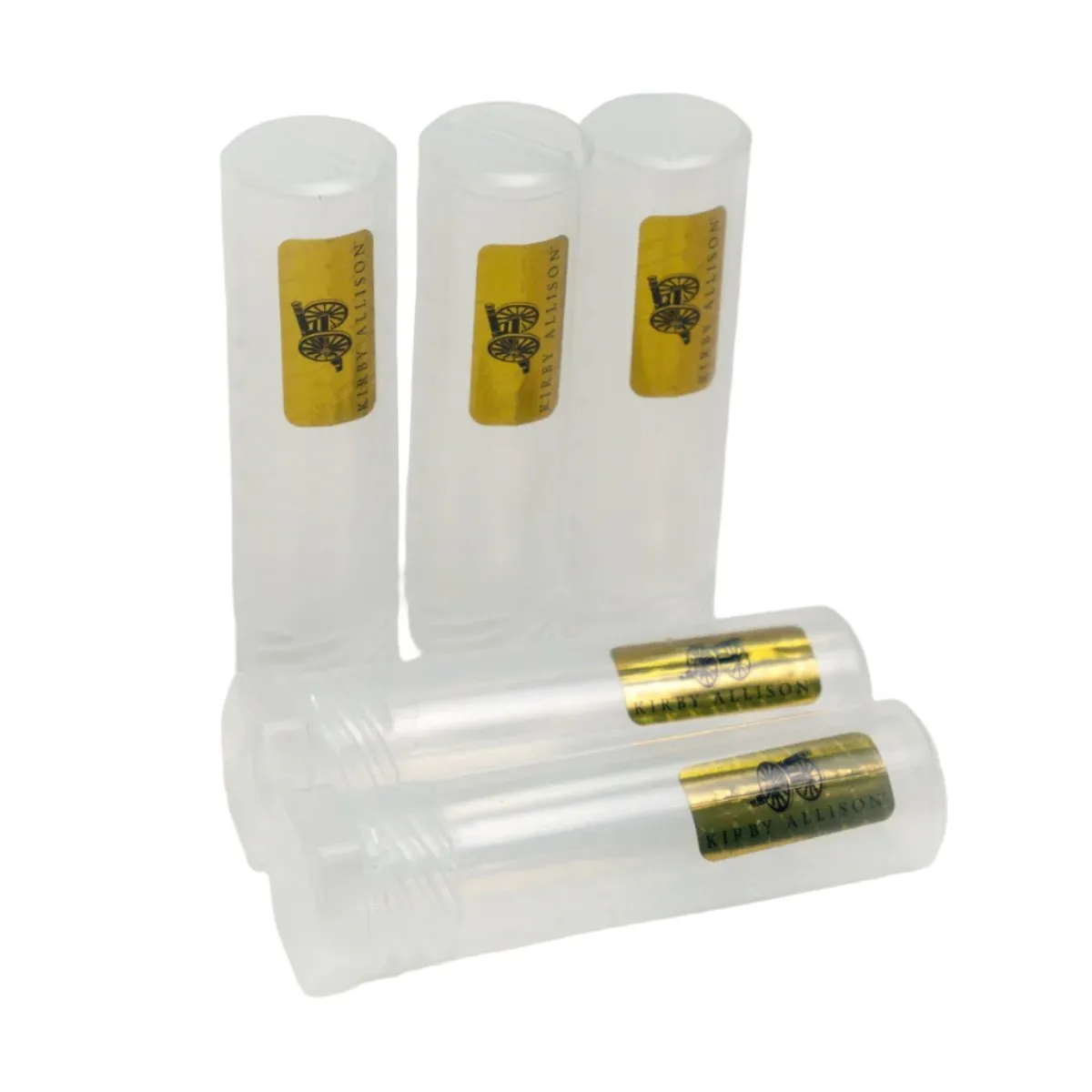 Set of 5 Kirby Allison Plastic Cigar Storage Tubes - Premium Quality