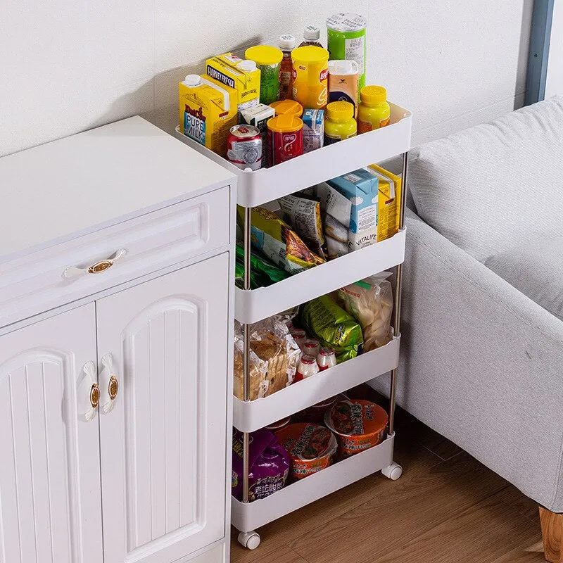 Kitchen Organizer, Kitchen Accessories, Home Storage Shelves, Mobile Storage Racks and Order