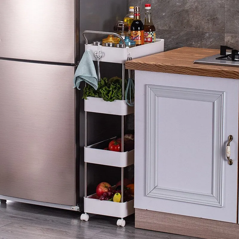 Kitchen Organizer, Kitchen Accessories, Home Storage Shelves, Mobile Storage Racks and Order