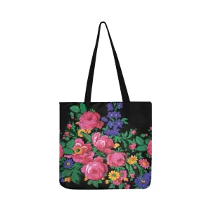 Kokum's Revenge-Black Reusable Shopping Bag (Two sides)