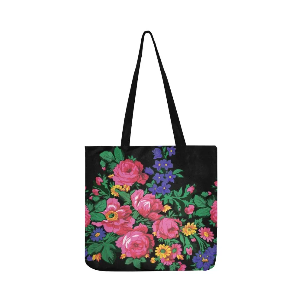 Kokum's Revenge-Black Reusable Shopping Bag (Two sides)