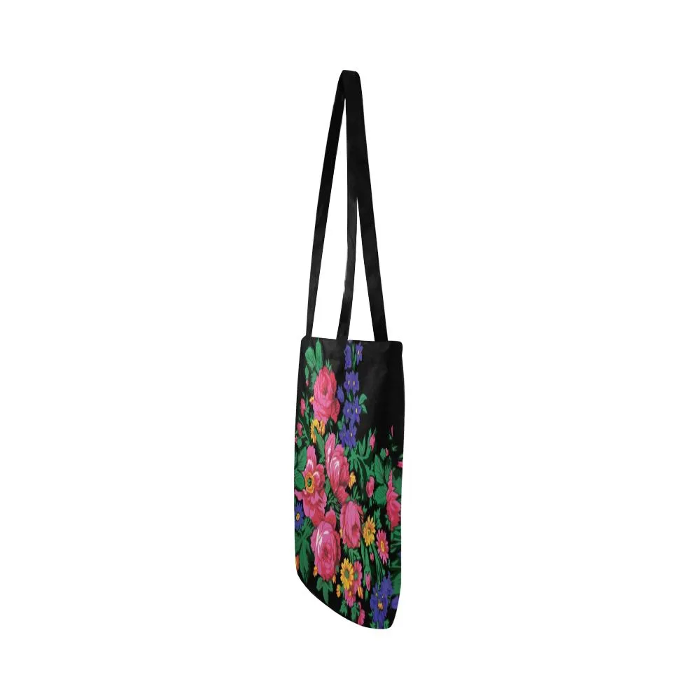 Kokum's Revenge-Black Reusable Shopping Bag (Two sides)