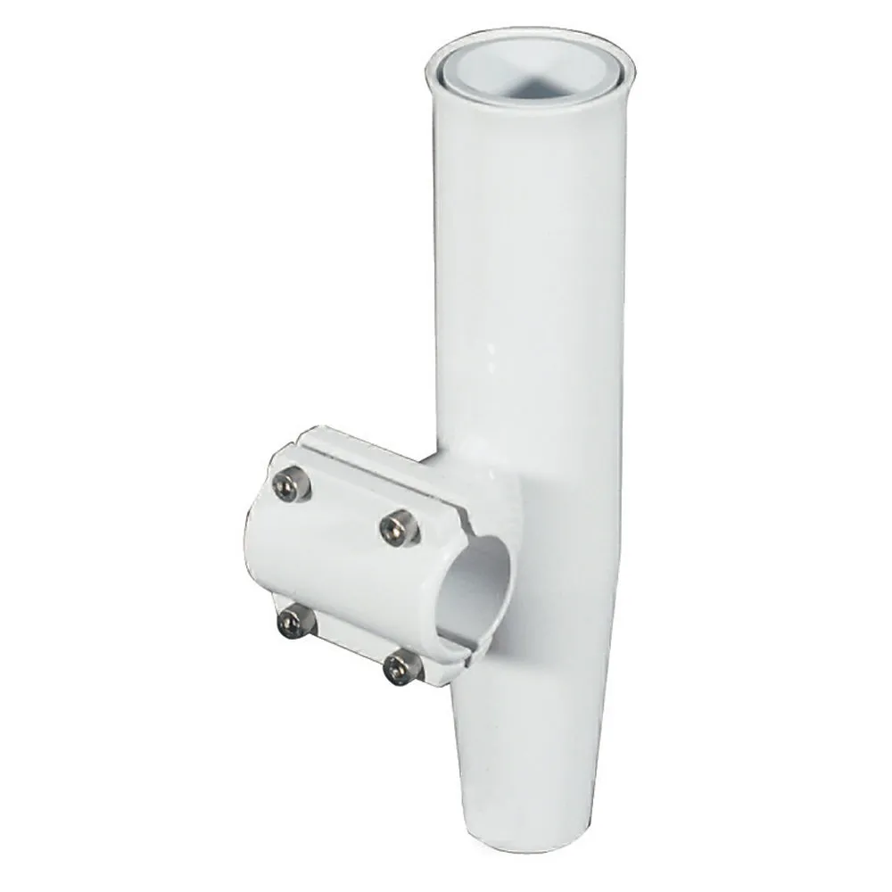 Lee's Clamp-On Rod Holder - White Aluminum - Horizontal Mount - Fits 1.660 O.D. Pipe [RA5203WH]