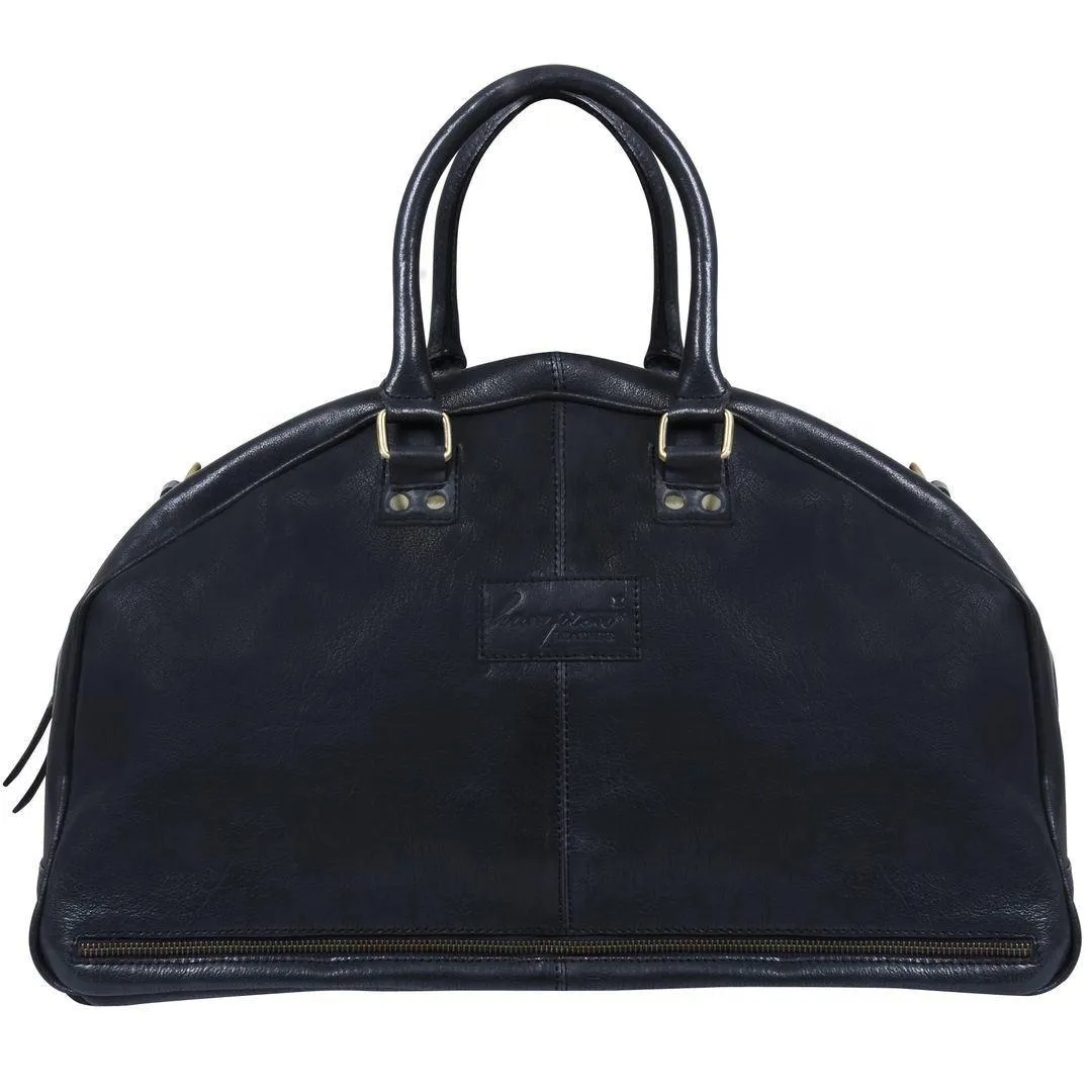 Mens Hand Made Real Leather Overnight Travel Gym Weekend Bag Duffle Carry On