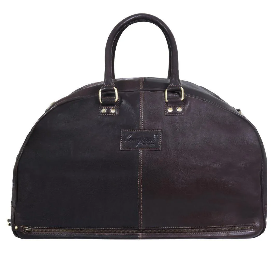 Mens Hand Made Real Leather Overnight Travel Gym Weekend Bag Duffle Carry On