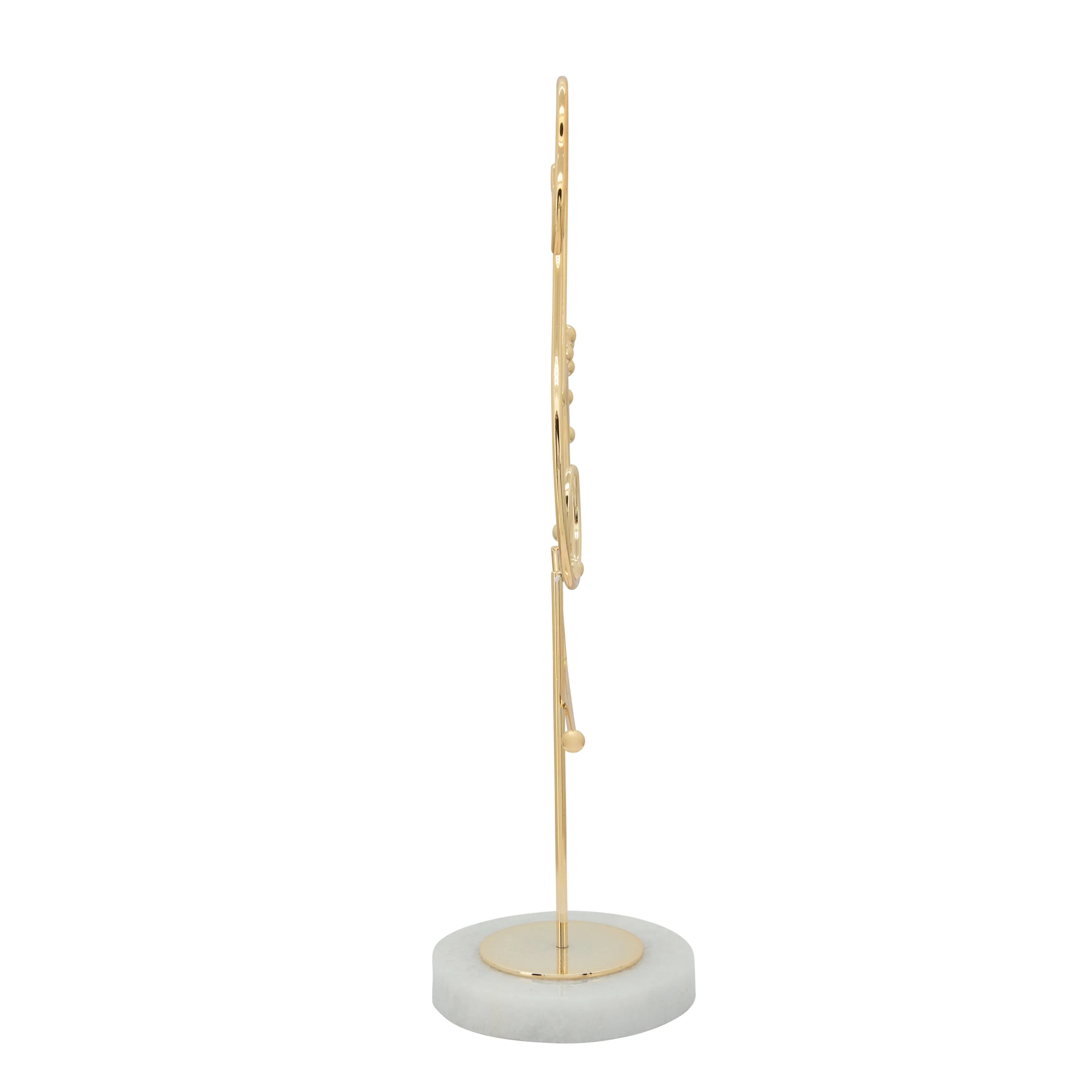 Metal 11" Flamingo Rack, Gold