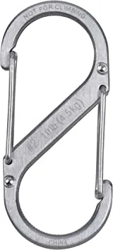 Nite Ize SB234-03-11 S-Biner, Dual Carabiner-Stainless, 3 Pack