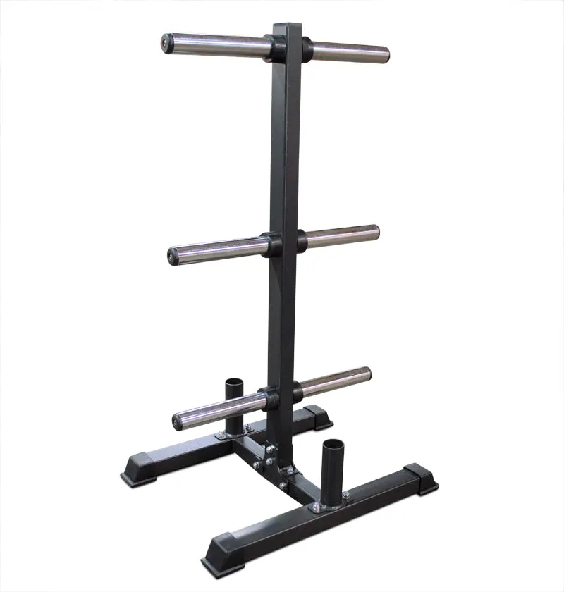 PL7350 Tall Bumper Plate Tree w/ 2 Bar Holders PRE ORDER