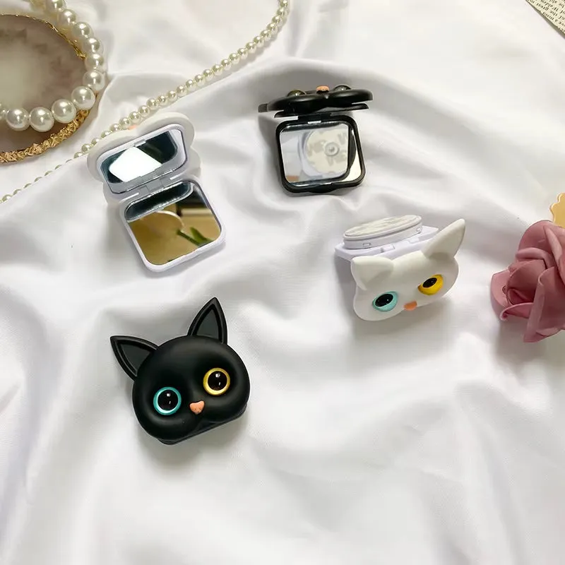 Pop Phone Holder Finger 3D Grip Sockets Grips Tok Cute Cat Makeup Mirror Phone Stand Adhesive Portable Ring